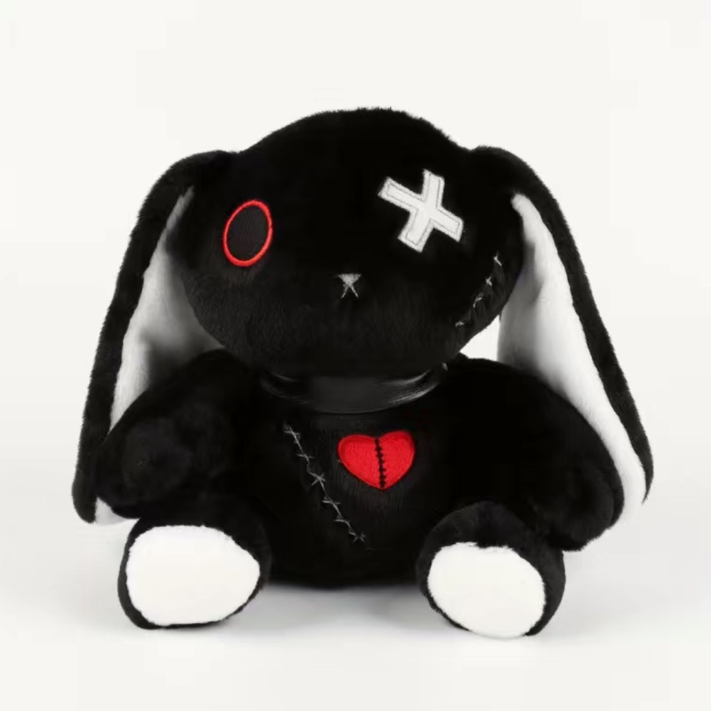NWT Goth Emo Bunny Plush Stuffed Animal Toy